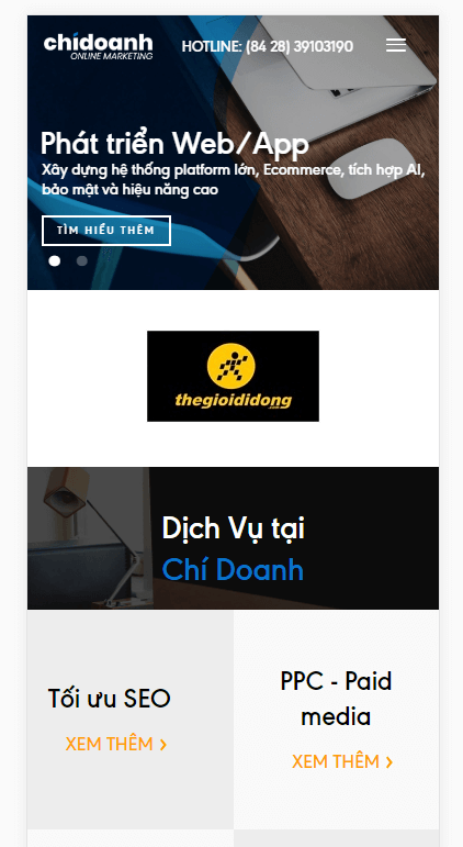 Tối ưu phiên bản mobile giúp website bạn hoàn thiện hơn với người dùng