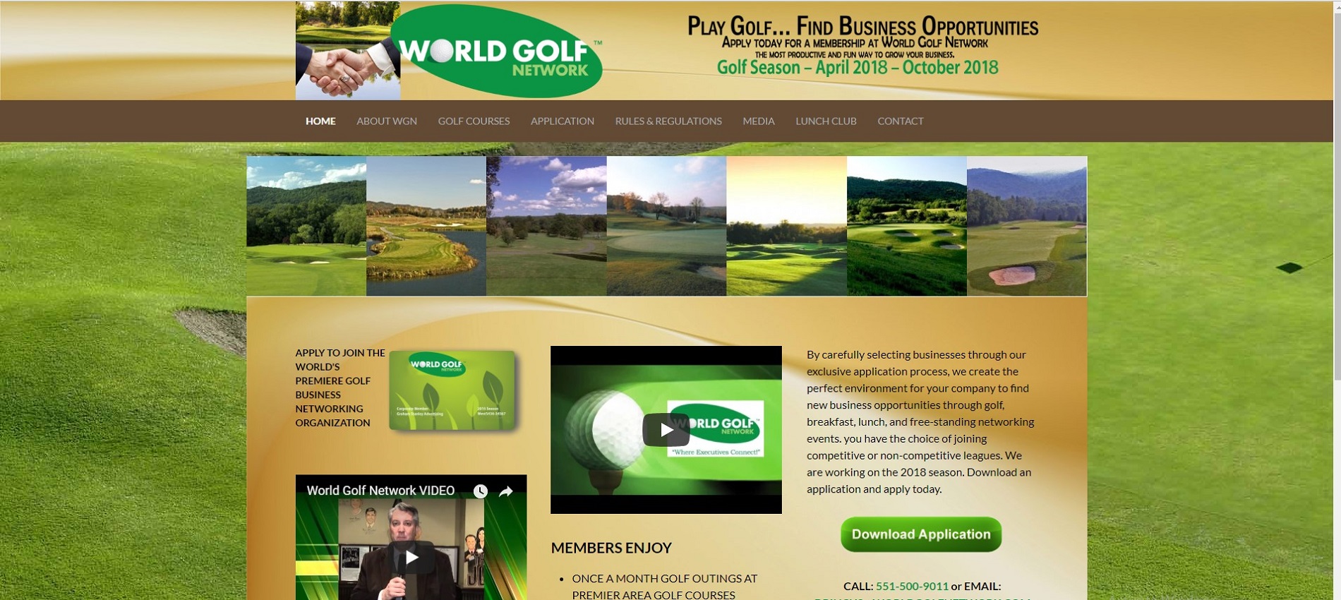 Thông tin tổng quan, khó khăn và kết quả đạt được của dự án World Golf Network