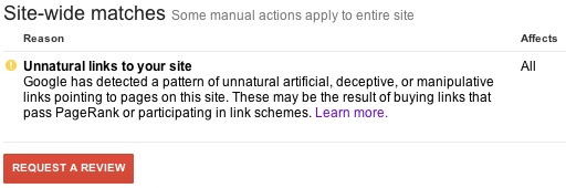 Thông báo của Google do đặt liên kết ở footer Hướng dẫn gỡ bỏ manual action: Thông báo của Google do đặt link ở footer